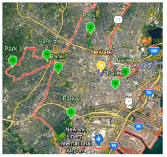 位於美國-新紐澤西州紐瓦克的「公園有害物質研究」