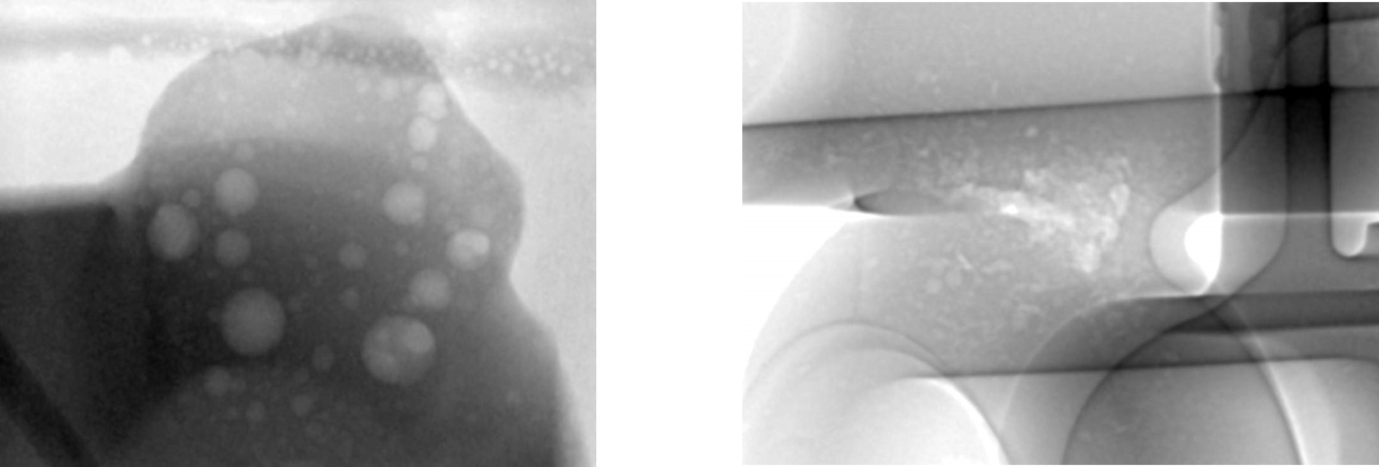 金屬鑄件氣孔之Xray檢測圖