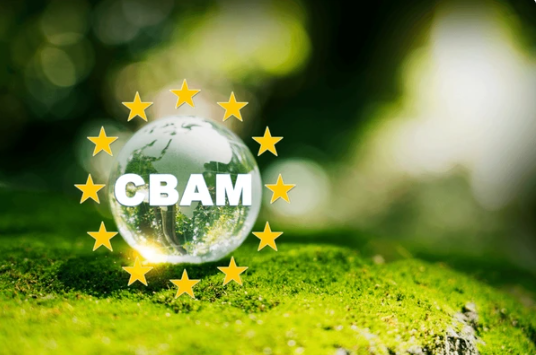 CBAM碳邊境調節機制示意圖